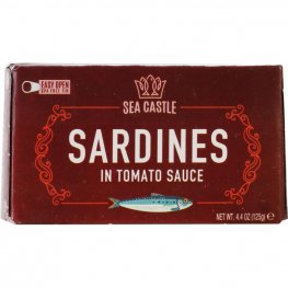 Sea Castle Sardines In Tomato Sauce 4.4oz