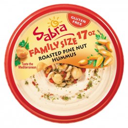 Sabra Family Size Roasted Pine Nut Hummus 17oz