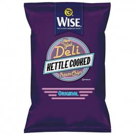 Wise NY Deli Kettle Coooked Potato Chips 1oz