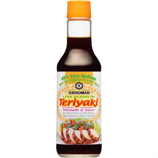 Kikkoman\'s Less Sodium Teriyaki Sauce 10oz