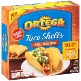 Ortega Whole Grain Corn Taco Shells 10pk 4.9oz