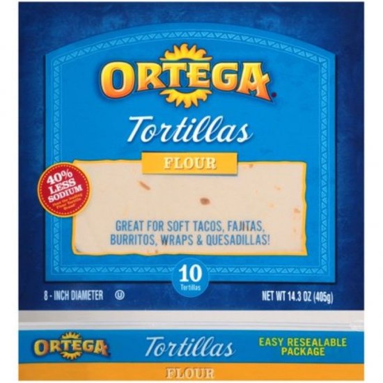 Ortega Flour Tortillas 10pk