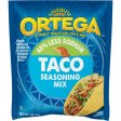 Ortega Less Salt Taco Seasoning Mix 1oz