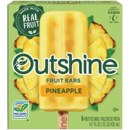 Outshine Fruit Bars Pineapple 6pk