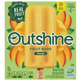 Outshine Fruit Bars Mango 6pk