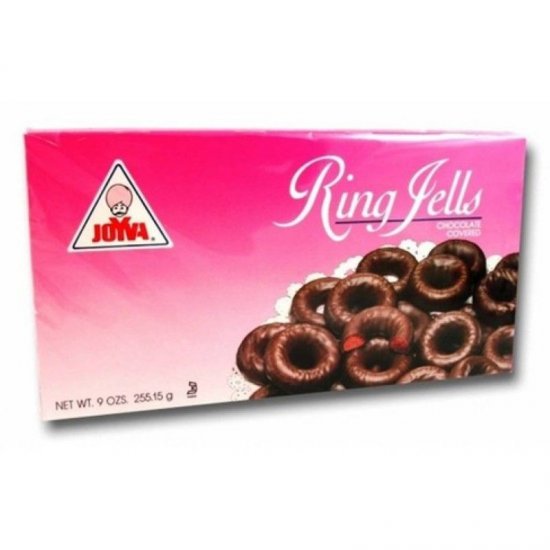 Joyva Chocolate Covered Jell Rings 9oz