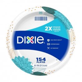 Dixie 8 1/2" Paper Plates 154pk