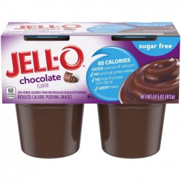 Jello Sugar Free Chcoolate Pudding 4pk