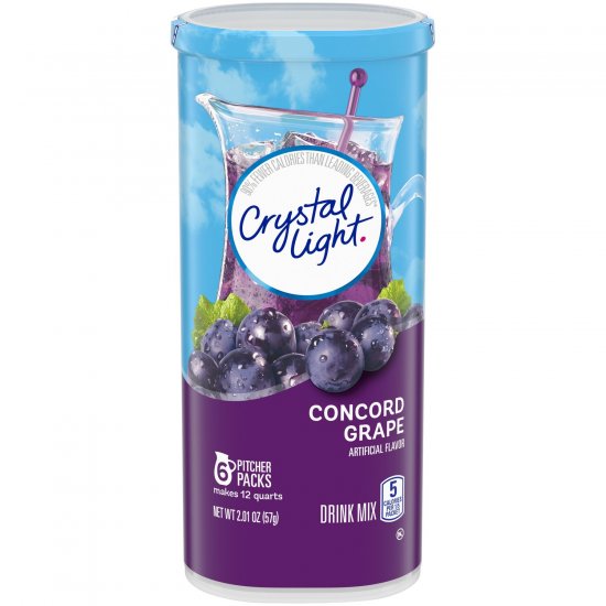 Crystal Light Concord Grape Drink Mix 2.1oz