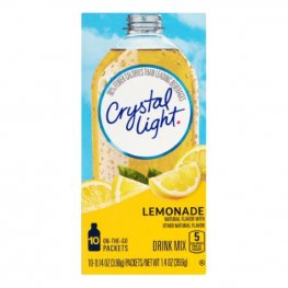 Crystal Lite Lemonade Powder 10Pk