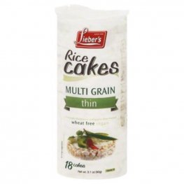 Lieber's Multigrain Rice Cakes 3.1oz