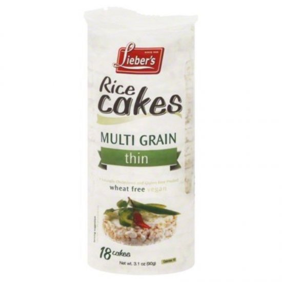 Lieber\'s Multigrain Rice Cakes 3.1oz