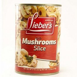 Lieber's Mushrooms Sliced 8oz