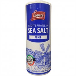 Lieber's Mediterranean Fine Sea Salt 17.6oz