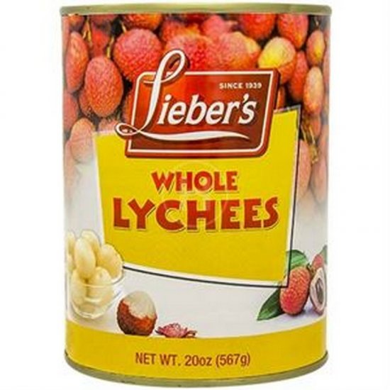 Lieber\'s Whole Lychees 20oz