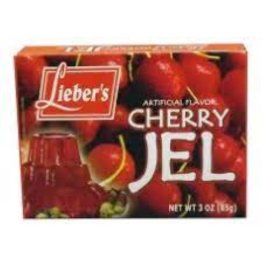 Lieber's Cherry Jello 2Pk