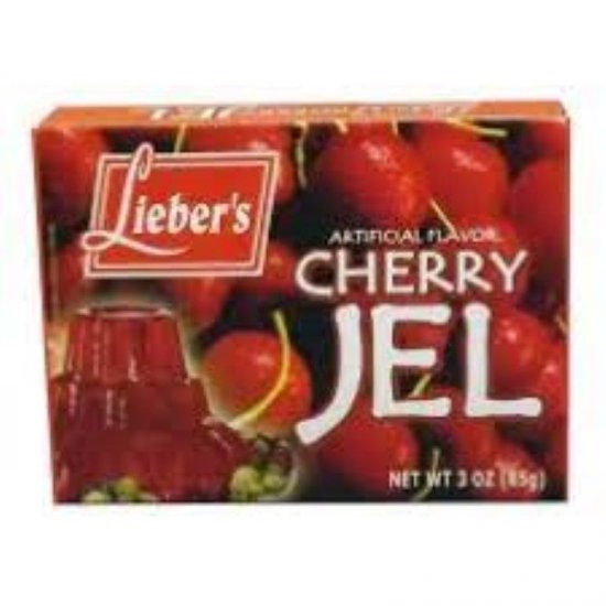 Lieber\'s Cherry Jello 2Pk