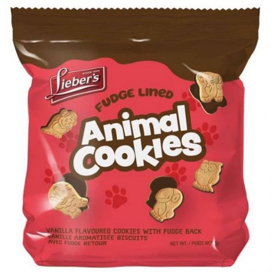 Lieber\'s Fudge Lined Animal Cookies 0.8oz