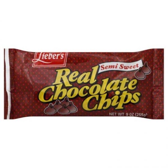 Lieber\'s Semi Sweet Real Chocolate Chips 9oz