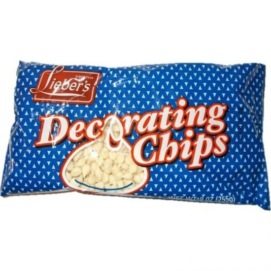 Lieber\'s White Decorating Chips 10oz