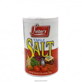 Lieber's Table Salt 26oz