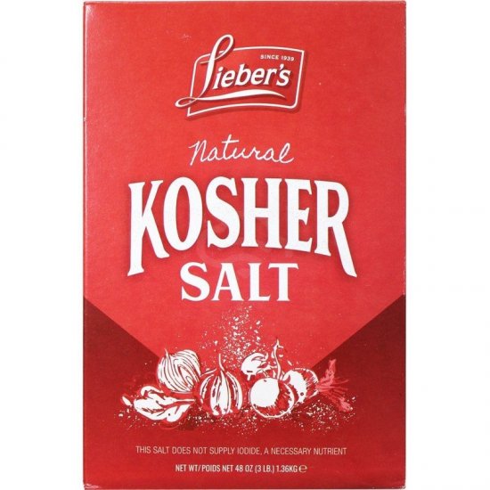 Lieber\'s Kosher Salt 48oz
