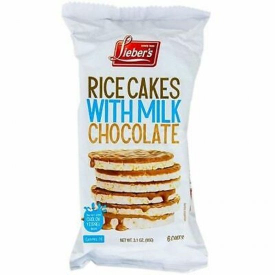 Lieber\'s Rice Cakes With Milk Chocolate 3.1oz