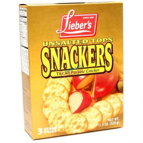 Lieber\'s Unsalted Snack Crackers 10.3oz