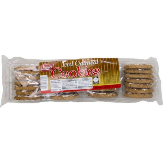 Lieber\'s Iced Oatmeal Cookies 18oz