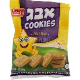 Lieber's Aleph Bet Cookies 1oz