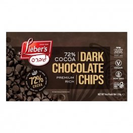 Lieber's 72% Cocoa Chocolate Chips 9oz
