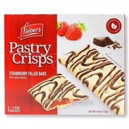 Lieber's Strawberry Pastry Crisps 5pk