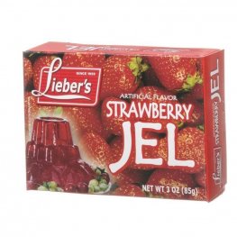 Lieber's Strawberry Jello 3oz