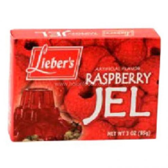Lieber\'s Raspberry Jello 3oz