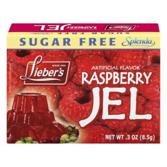 Lieber\'s Raspberry Jello 0.3oz