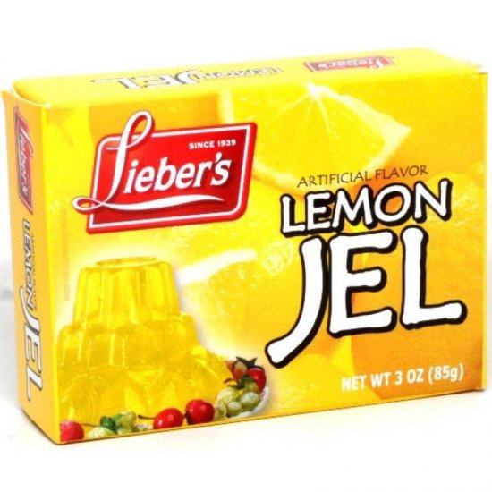 Lieber\'s Lemon Jello 3oz