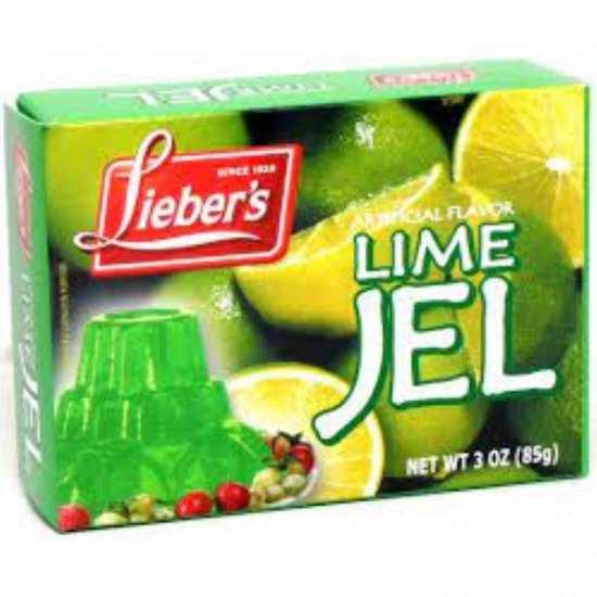 Lieber\'s Lime Jello 3oz