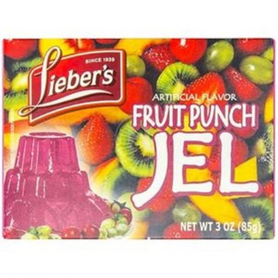 Lieber\'s Fruit Punch Jello 3oz