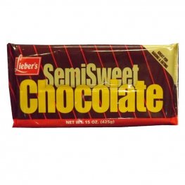 Lieber's Semi Sweet Chocolate Bar 15oz