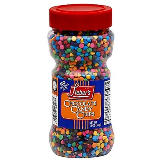 Lieber\'s Choc Candy Chips 12oz