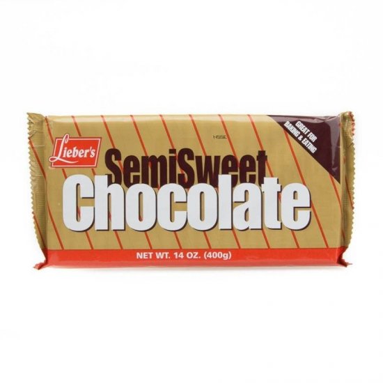 Lieber\'s Semisweet Chocolate Bar 14oz