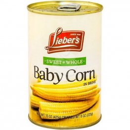 Lieber's Whole Sweet Baby Corn In Brine 15oz