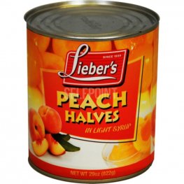 Lieber's Peach Halves 29oz