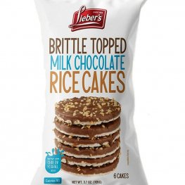 Lieber's Brittle Topped Milk Chocolate Rice Cakes 3.7oz
