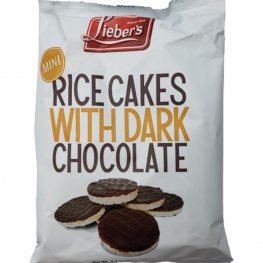 Lieber's Bite Size Dark Chocolate Rice Cakes 2.1oz