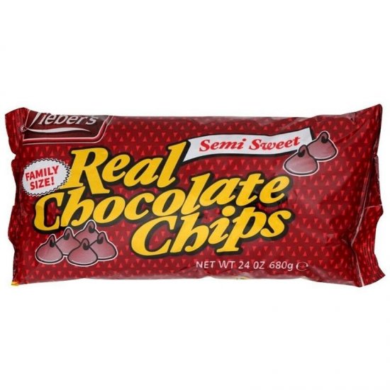 Lieber\'s Semi Sweet Real Chocolate Chips 24oz