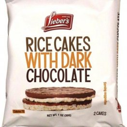 Lieber's Dark Chocolate Rice Cakes 1oz