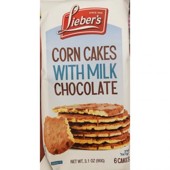 Lieber\'s Milk Chocolate Corn Cakes 3.1oz