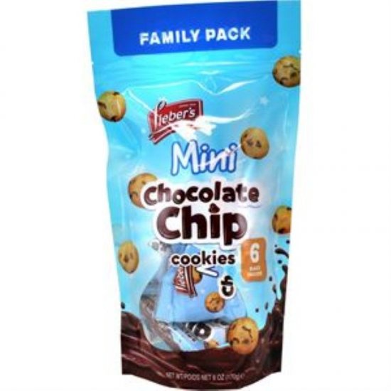 Lieber\'s Mini Chocolate Chip Cookies 6Pk