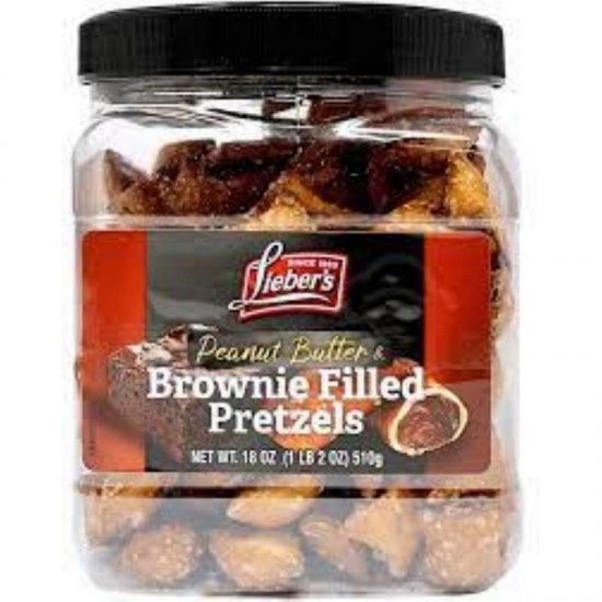 Lieber\'s Peanut Butter & Brownie Pretzels 18oz